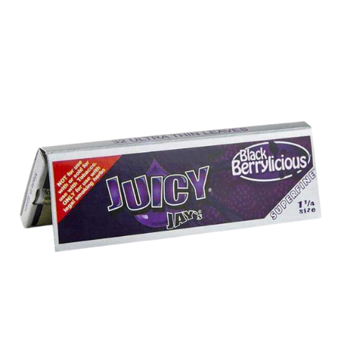 JUICY JAY's 78mm superfine Paper (Black Berrylicious)
