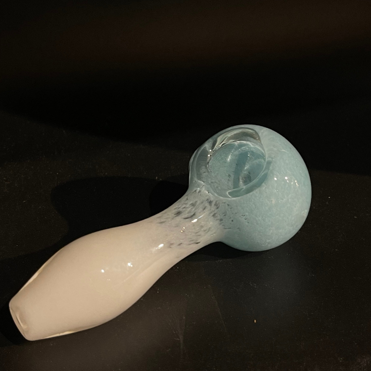 淺藍白交織玻璃PIPE - 藍藍天空 3