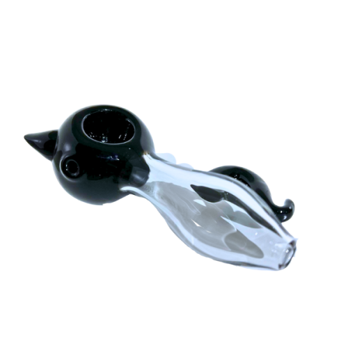 11cm - Naughty Cat Pipe - Black