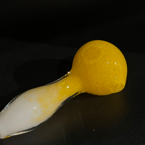 淺黃白交織玻璃PIPE – 楊枝甘露 2