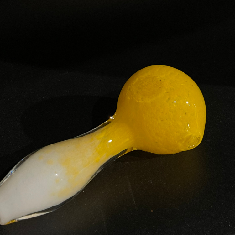 淺黃白交織玻璃PIPE – 楊枝甘露 2