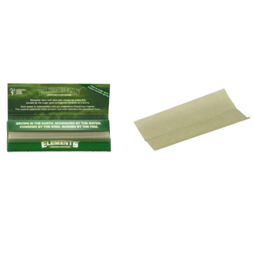Elements Unrefined Plant 78mm rolling papers 2