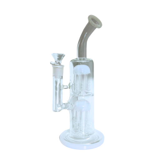 25cm 雪白雙水母Bong