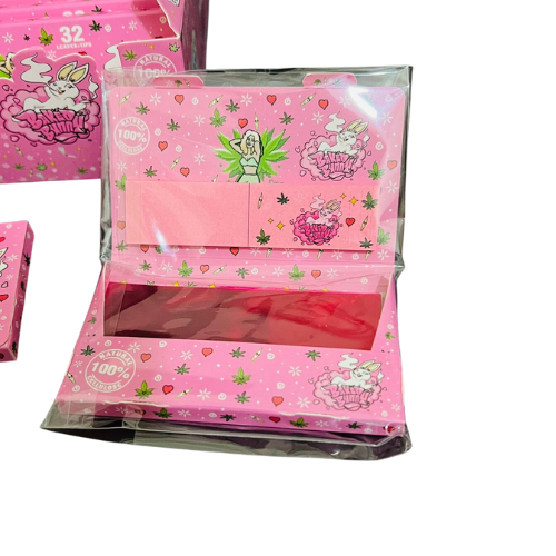 BAKED BUNNY 透明煙紙 Transparent Pink Papers (32 Leaflet) 2