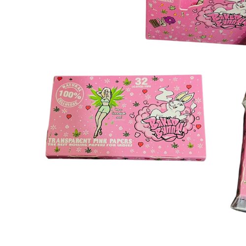 BAKED BUNNY 透明煙紙 Transparent Pink Papers (32 Leaflet) 3