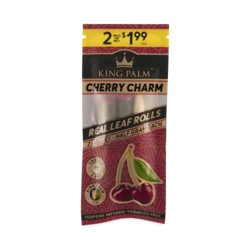 King Palm 2 Rollies (2 x 0.5G)(Cherry Charm) Slow burning Blunt Pre Roll