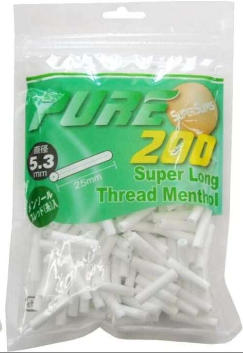 Pure Filter 200pcs pure Super long Thread Menthol