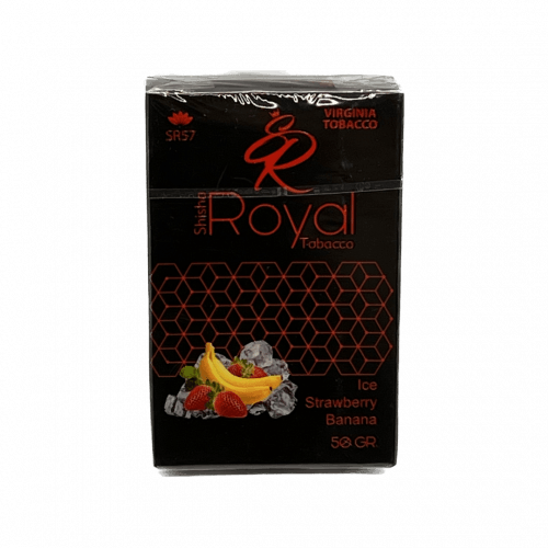 SHISHA ROYAL ICE STRAWBERRY BANANA 冰感草莓香蕉 水煙膏