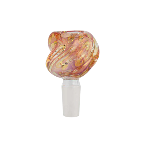 Custom Glass Bowl - 14mm - Gold Fumed