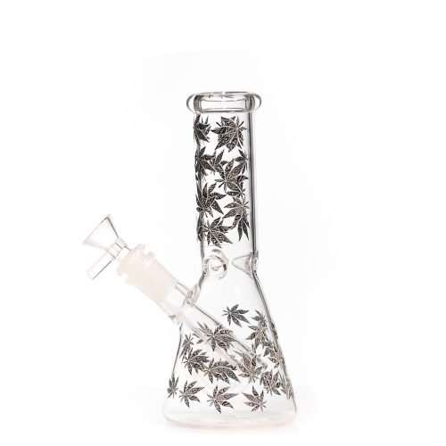 20cm 螢光黑麻葉 Bong