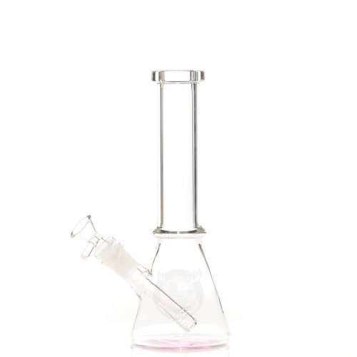 27CM 直透粉紅底Beaker Bong