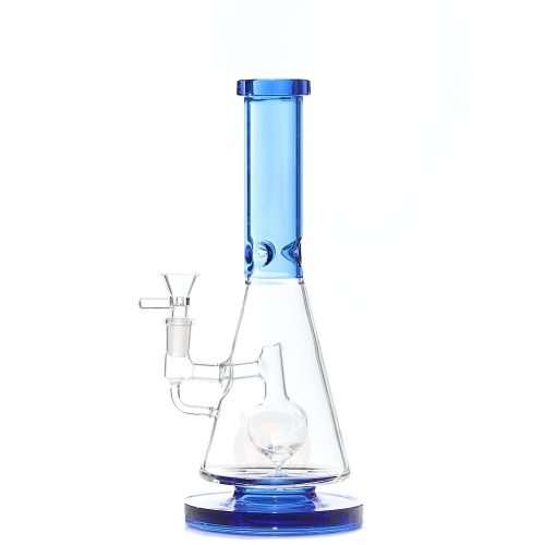 28CM 藍三角錐形bong (Blue Lab)