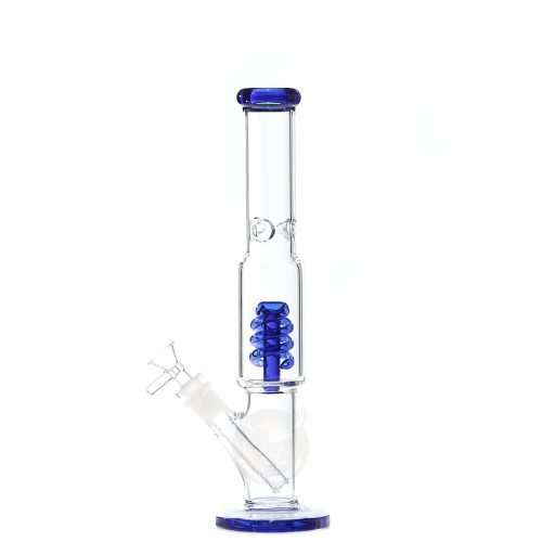31CM 大藍圓底直透螺旋Bong