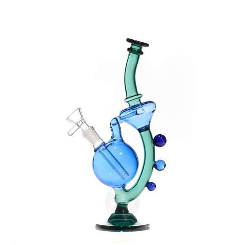 22cm 藍綠彎球Bong