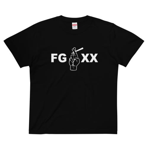 FINGERCROXX 輕質棉質 T Shirt – 黑色