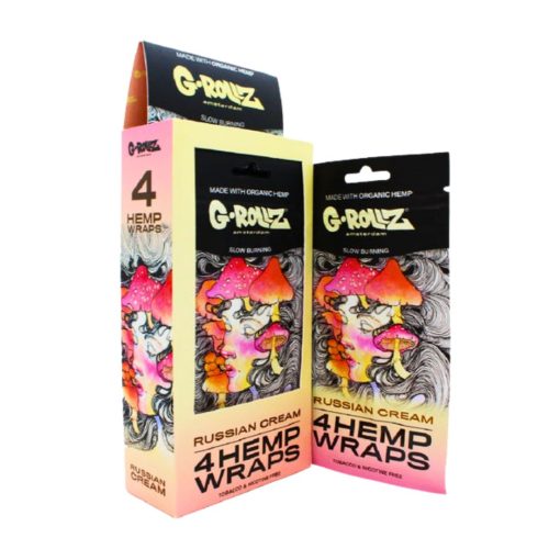 G-ROLLZ Russian Cream Hemp Wraps - 4 Per Pack