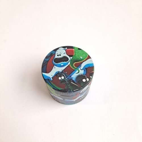 Hall of weed 黑色捉鬼三層4cm金屬Grinder