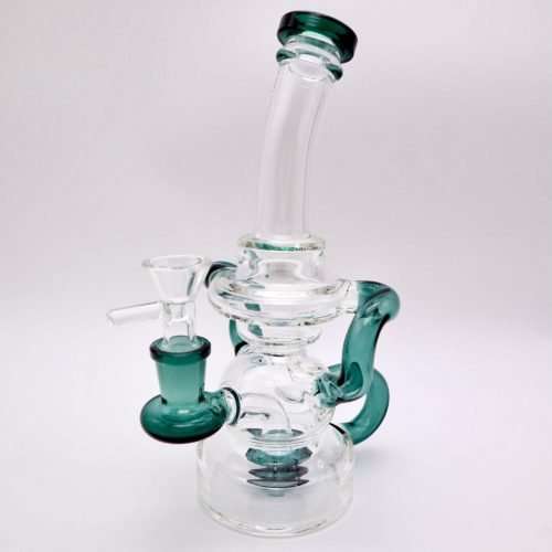 20CM 三耳綠Bong