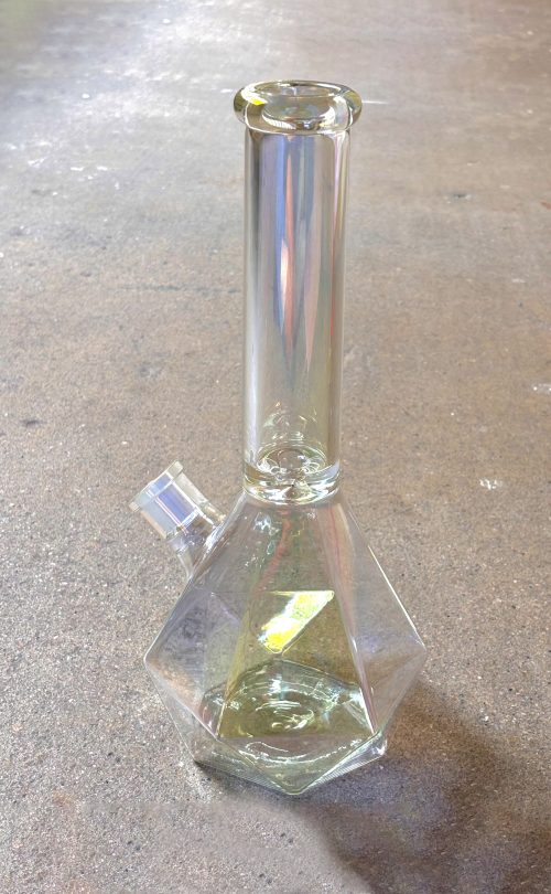 幻彩十角形glass beaker bong