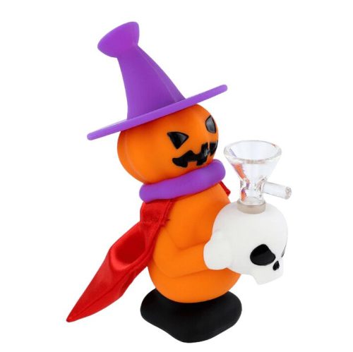 Jack O'Lantern Witch Mini Bong