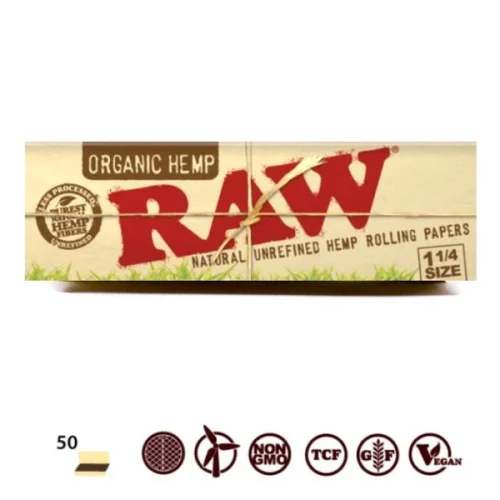 Raw Organic Hemp 78mm rolling paper