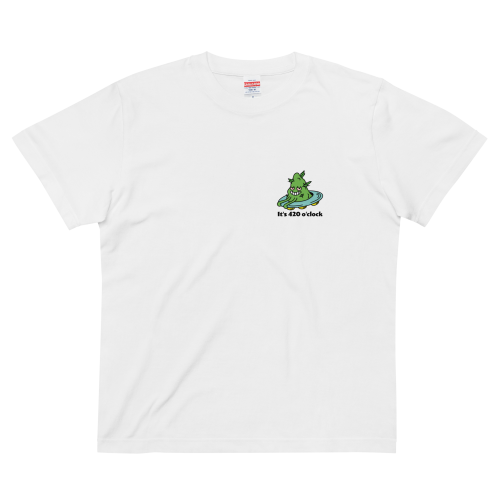 MINI IT'S 420 O'CLOCK T Shirt – 白色