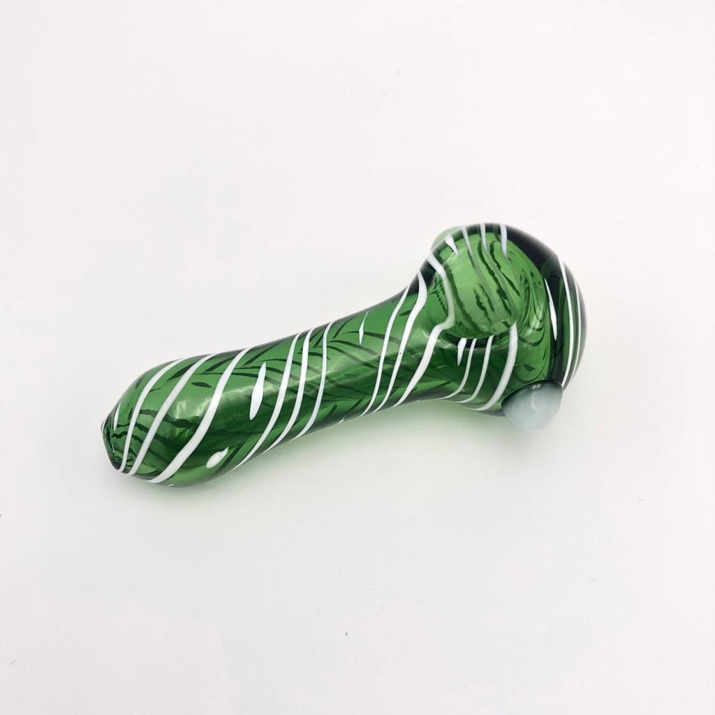 Hong Kong Green-White Glass Pipe 綠白森林系玻璃煙槍煙斗Pipe, 平價優惠|港九新界SF送貨,最快即日到達,Smoke Moment 煙具專門店