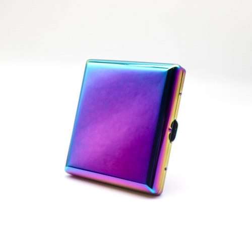 8cm x 9cm 雙層亮面煙盒-虹彩