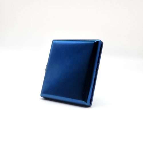 8cm x 9cm 雙層亮面煙盒-藍
