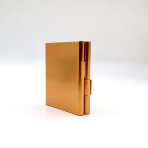 8cm x 9cm 雙層煙盒-金