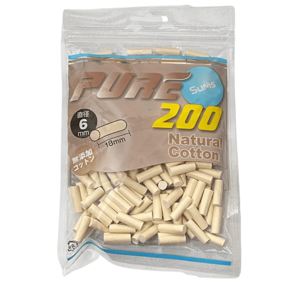 Pure filter 200pcs 6mm Natural Cotton 天然棉芯