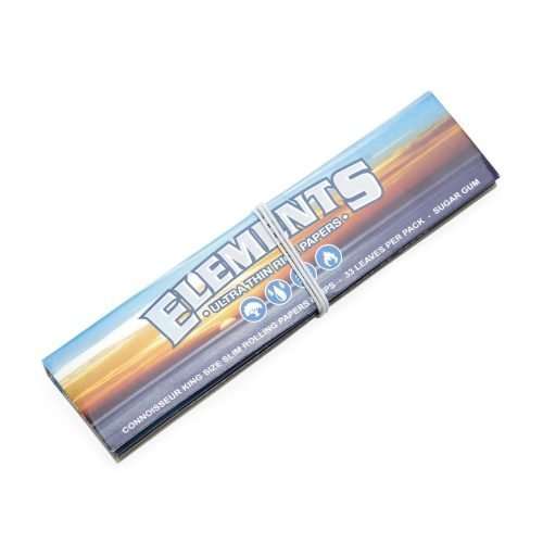 Elements Ultra Thin Rice King Size rolling papers with tips