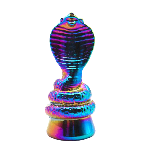 16cm Galaxy Purple Snake Bong