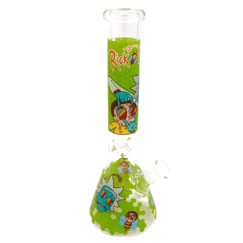 28cm Green Rick and Morty Bong
