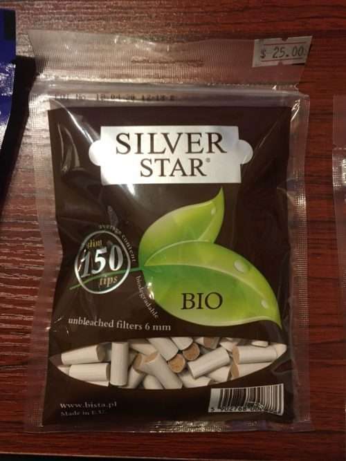 Silver Star Unbleached filters 6mm x 15mm