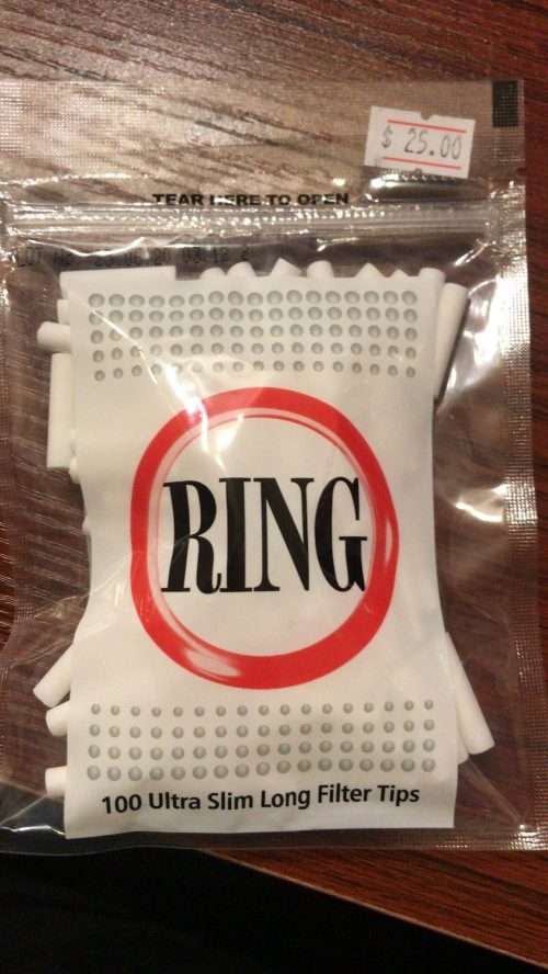 Ring filter tips 22mm x 5.3 mm Ultra Slim long