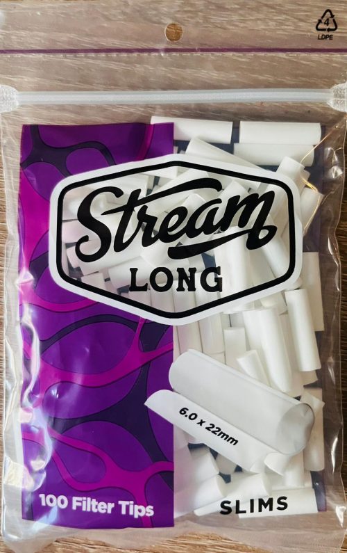 Steam slim long filter tips 6.0 x 22mm (100pcs)