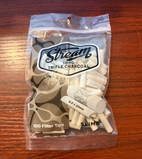 Steam long triple charcoal filter tips 三倍炭嘴 6x22mm (100pcs)