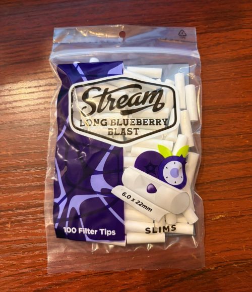 Steam long blueberry blast filter 藍莓爆珠 6x22mm (100pcs)