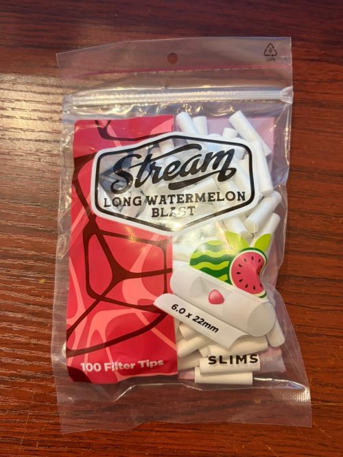 Steam long watermelon blast filter 西瓜爆珠 6x22mm (100pcs)