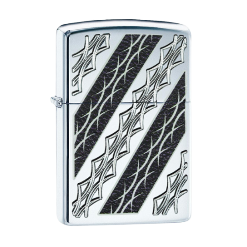 ZIPPO TATTOO ELEGANCE ARMOR HIGH POLISH CHROME 29235