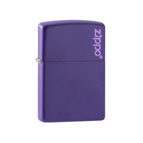 Zippo Classic Purple Matte Zippo Logo -  237ZL
