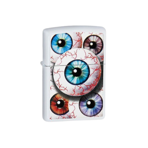 Zippo Eyeballs White Matte - 24716