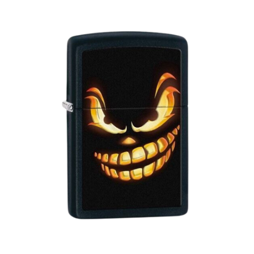 Zippo Jack O' Lantern Black Matte Lighter 28439