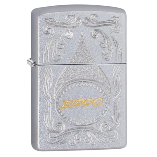 Zippo Lighter Gold Script 29512