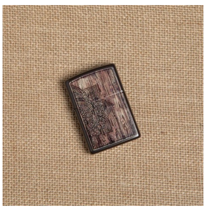 Zippo 木紋曼陀羅火機 (49184) 6