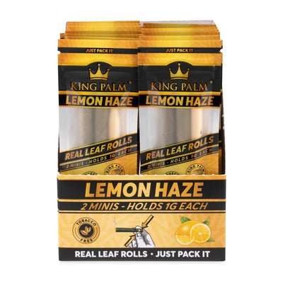 King Palm 2 x Minis(2 x 1G)(Lemon Haze) Slow burning Blunt Pre Roll