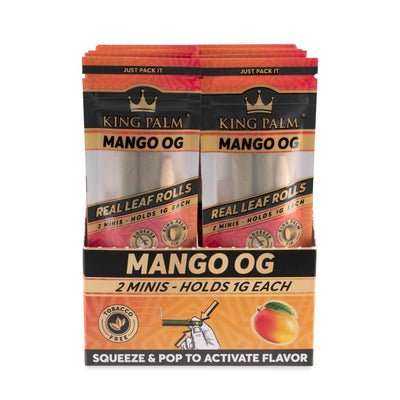 King Palm 2 Minis (2 x 1G) (Mango) slow burning Blunt Flavored Pre Roll