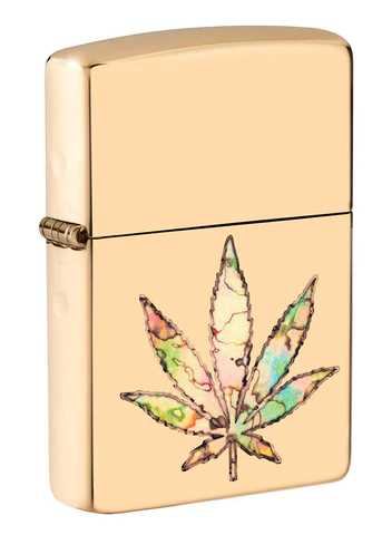 ZIPPO POT LEAF FUSION DESIGN