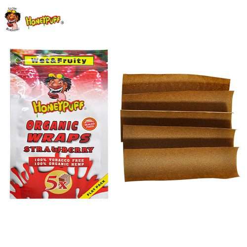 HONEYPUFF STRAWBERRY FLAVORED HEMP WRAPS